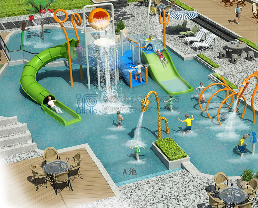 溫泉度假村小型水上樂園設計方案