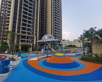 【陸地】宇宙飛船造型組合滑梯訂制