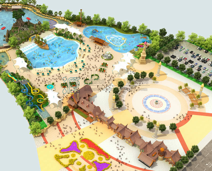 緬甸大型景區(qū)水上樂園設計方案