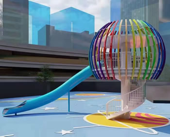 熱氣球創意造型無動力設備訂制