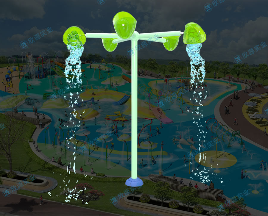 五錐桶倒水游樂設備2號