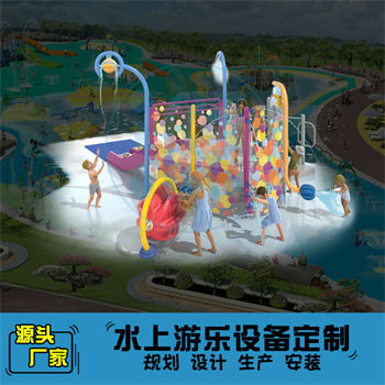 兒童水上樂園組合滑梯