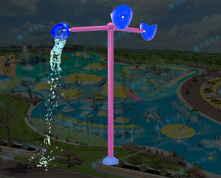 三錐桶倒水游樂設(shè)備