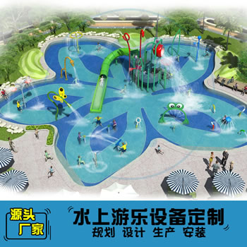 379平方旱噴水上樂(lè)園干濕兩用游樂(lè)設(shè)備