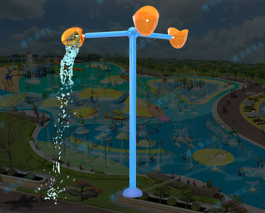 三錐桶倒水游樂設(shè)備