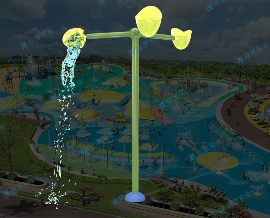 三錐桶倒水游樂設(shè)備