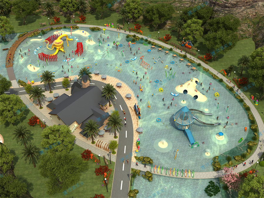 6000平方室外水上樂園整體規劃方案