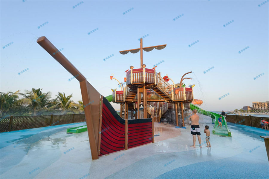 兒童室內(nèi)水上樂園按功能區(qū)分為四大部分-7296