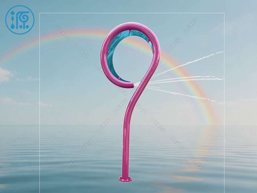 好奇問號戲水小品