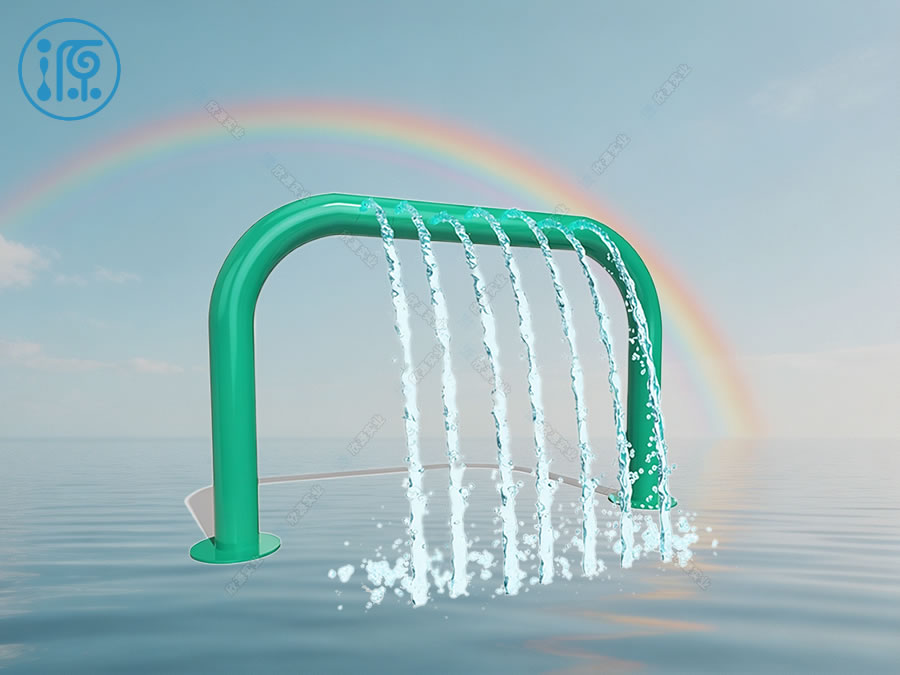 拱管飛水廊戲水小品設備