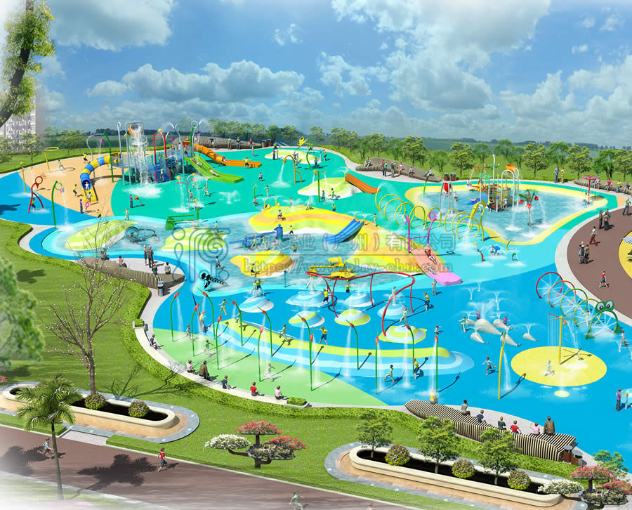 2700平方市政公園戲水區(qū)域設計方案