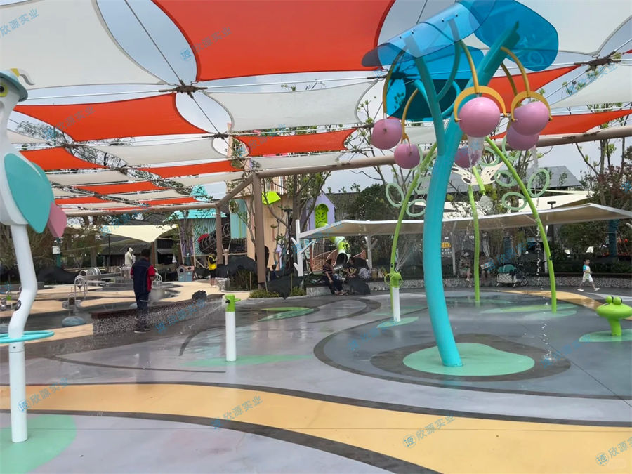 合肥圩圩谷精靈部落親子主題樂園戲水設備定制案例8